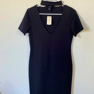 (SOLD) Forever 21, black choker dress